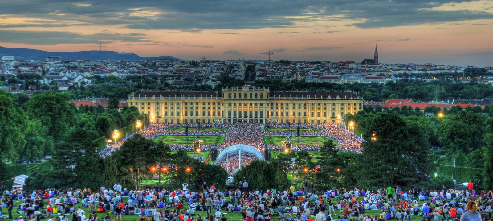 Schönbrunn Palace, Vienna — one of the Schengen destinations reachable from Budapest