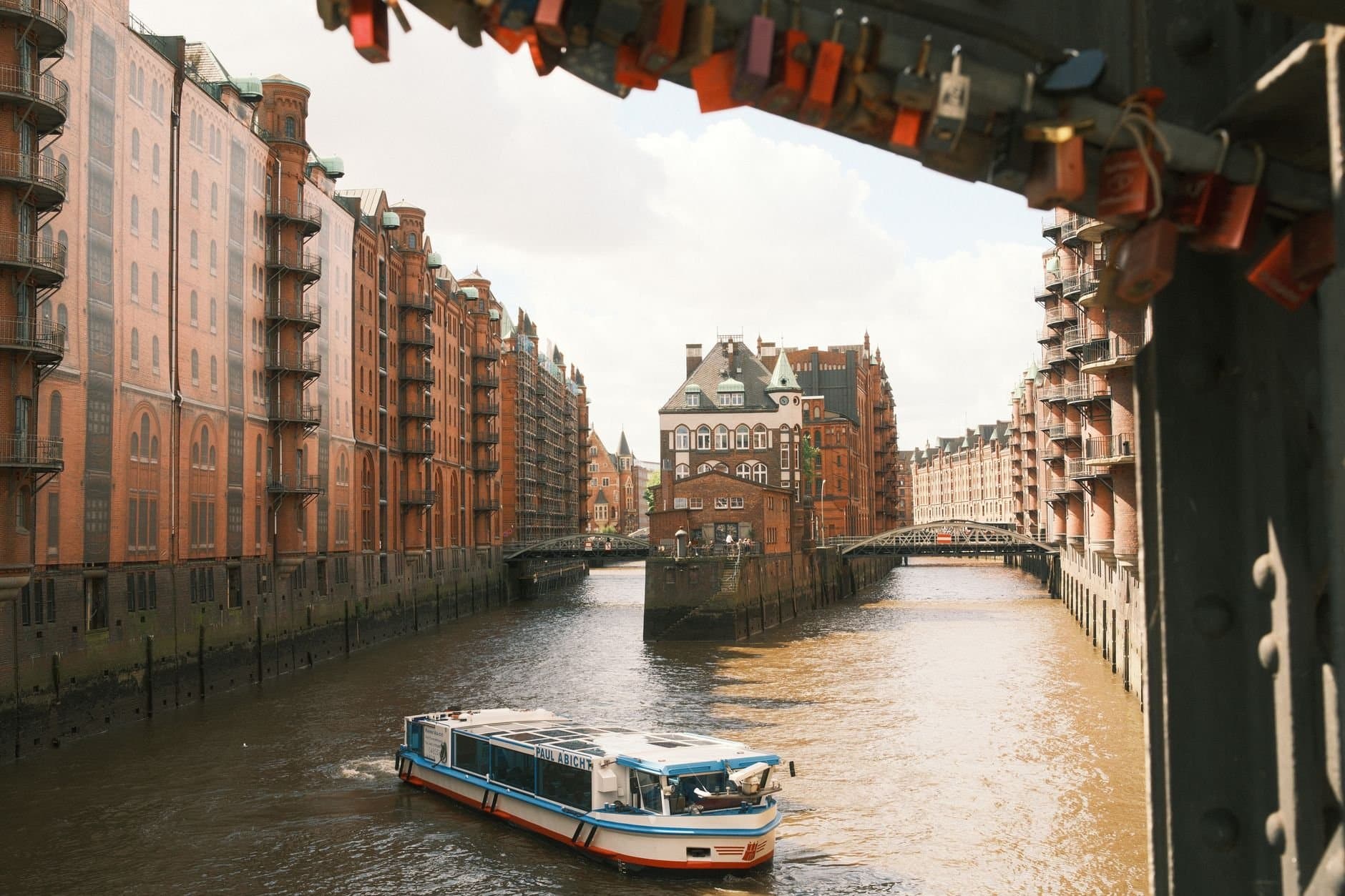 Explore the iconic warehouse district, Speicherstadt, in Hamburg, Germany, a UNESCO World Heritage Site.