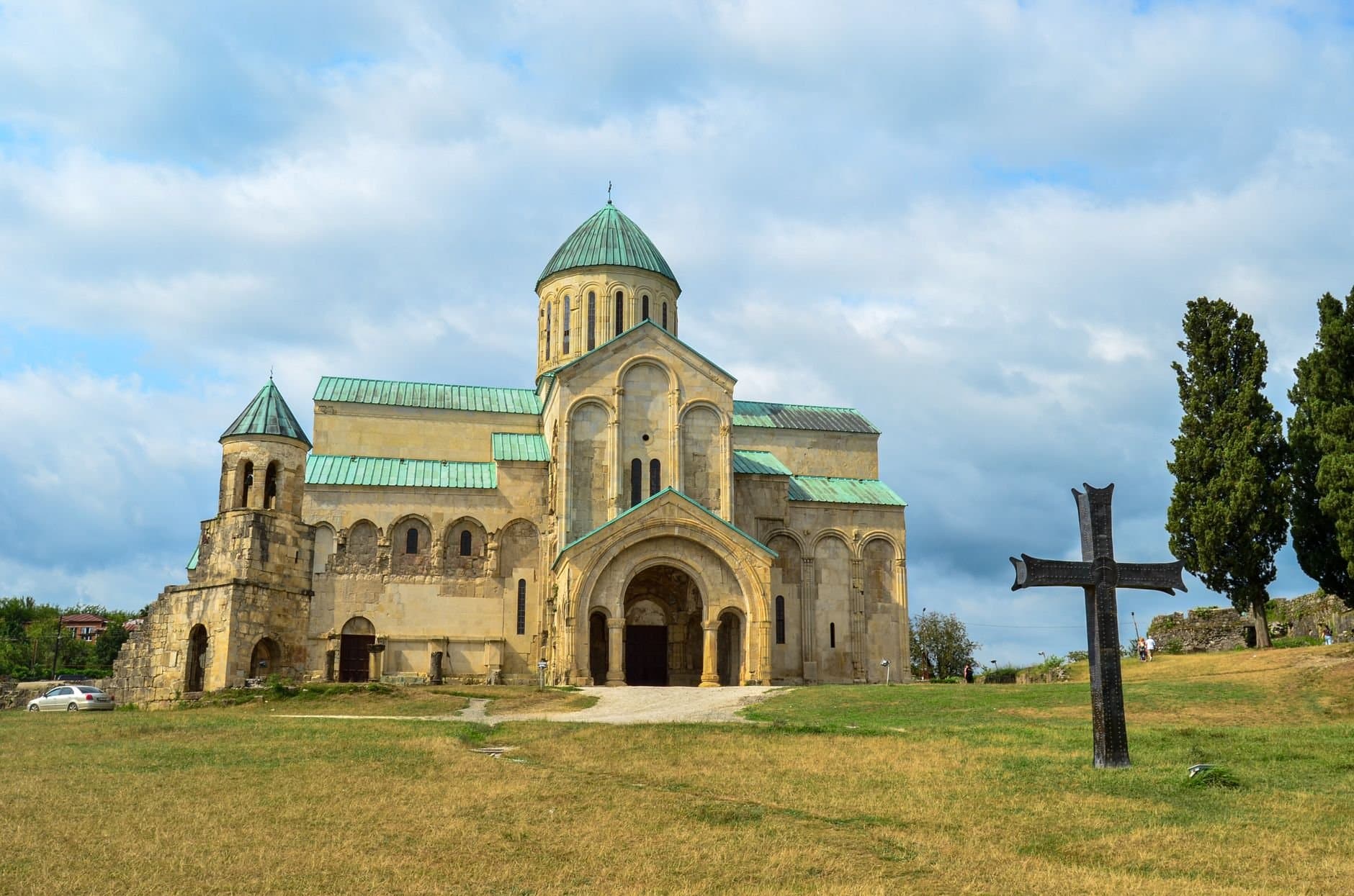 Explore the historic Bagrati Cathedral in Kutaisi, Georgia, an iconic symbol of Georgian architecture.