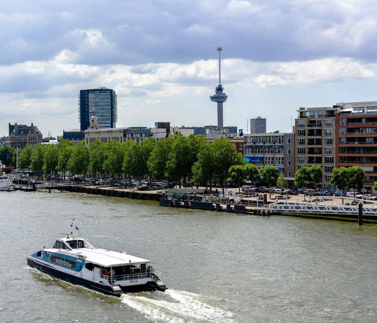 Waterbus Ticket Between Rotterdam and Kinderdijk with Audio City Walks